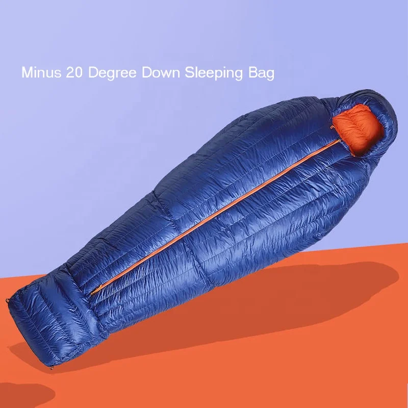 20 Degreeduck Goose Down Mummy Sleeping Bag Outdoor Camping