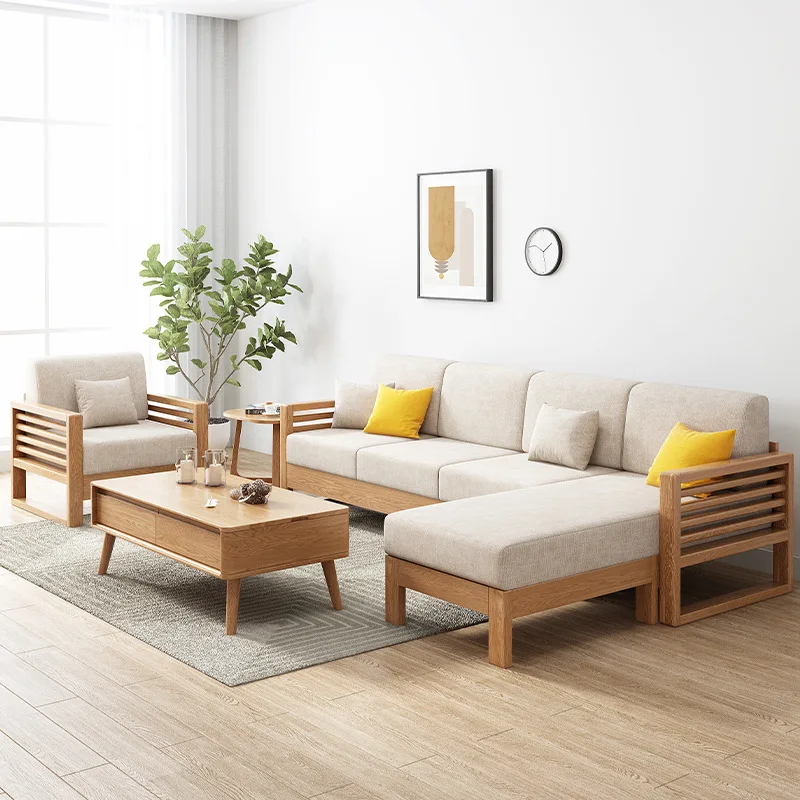 product-Natural woodenfurniture livingroom sectional Movable Foot step wood Sofa set-BoomDear Wood-i-1