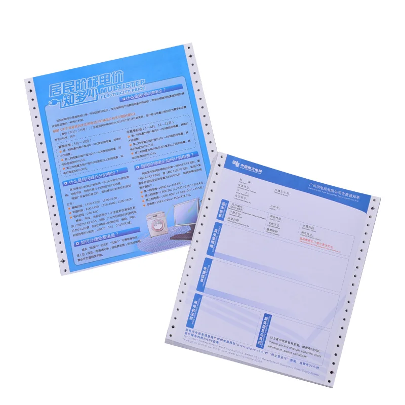 carbonless paper roll 3plys