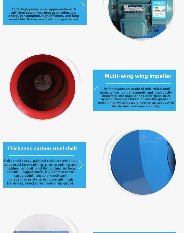 Centrifugal Induced Draft Fan, 4-72, 380 V, 1000m³ - detail 20