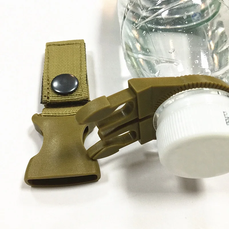 Tactical Water Bottle Carry Belt Clip Holder Bottle Hanger For Camping