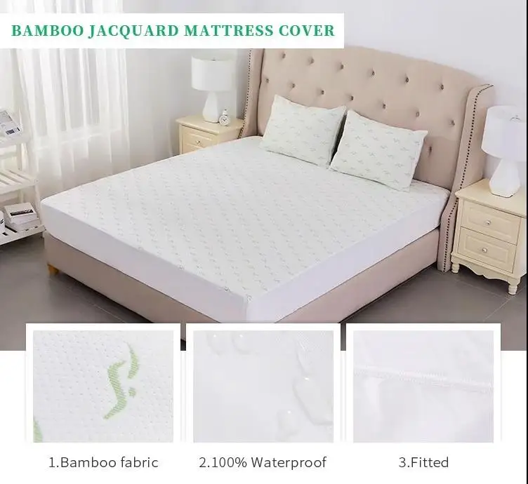 Bamboo Jacquard Fabric Bed Cover Bamboo Laminated Deep Pocket Sheet