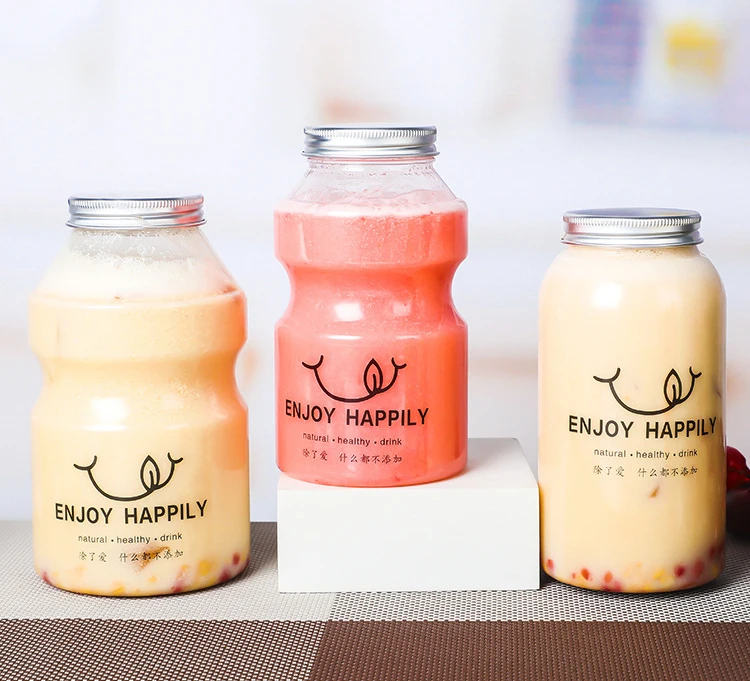 Wholesale Pet Bubble Tea Bottles Milk Tea Cups Disposable Plastic Buy