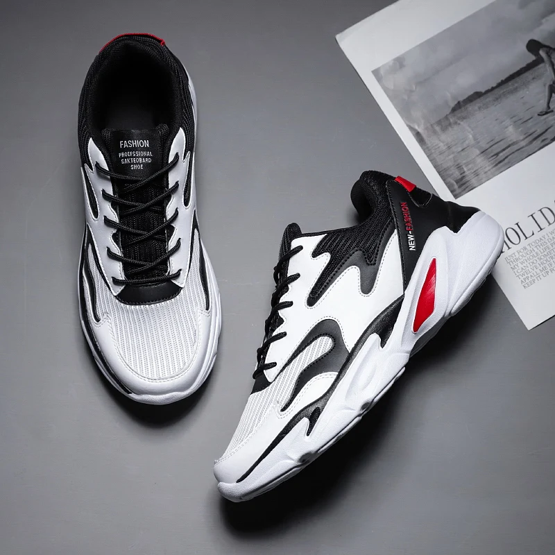 Jinjiang factory wholesale mesh upper breathable super light sneakers for men sports shoes tennis shoes men