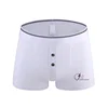In stock plus size cotton underwear front open button boxer briefs breathable colorful underwear for men