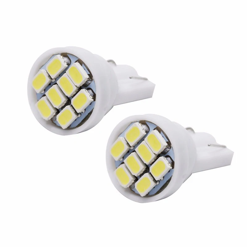 Wholesale Car reading Reverse License plate W5W 1206 LED Interior Light 8SMD T10