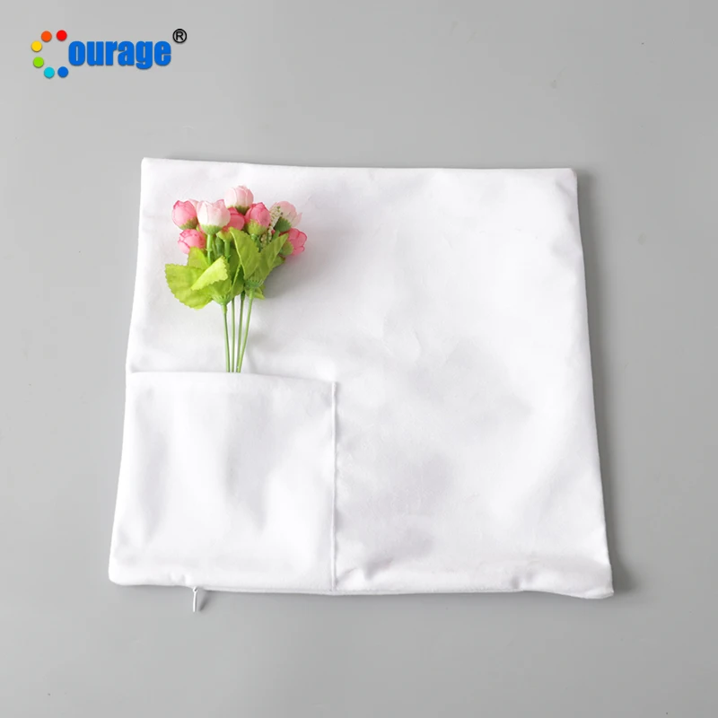 Custom 32*32cm Printed Pocket Pillow Cases Sublimation Pillow Cover