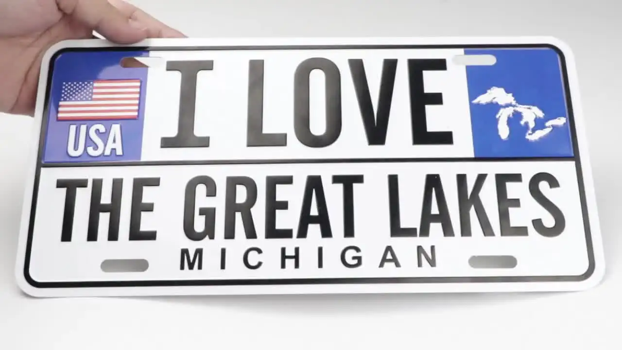 レアアイテム！アメリカ直輸入品 Custom Aluminum License Plate - Florida Souvenir for Tourists