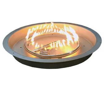 D552 Mm Outdoor Gas Runde Feuerstelle Mit 13 "einzigen Ring Brenner,Csa