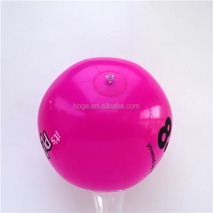 Lovely Pvc Ball Custom Size Inflatable Hot Pink Beach Ball For ...