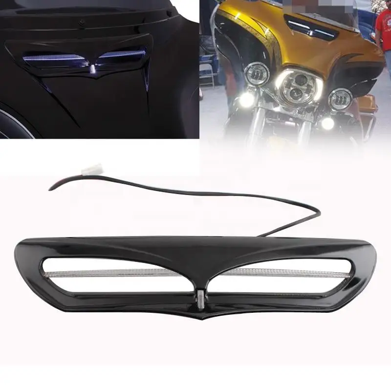 Fairing Vent Accent Trim w/ LED Light for Harley Electra Glide Ultra Limited FLHTK/ Street Glide Special FLHXS 2014-2019 FLHTK