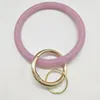 Zooying wrist sport bracelet key ring, silicone bangle bracelet keychain