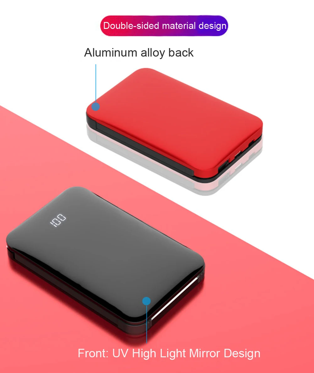 USB 10000mah mobile charger wireless power banks , type C portable fast charging solar power banks 8000mah 10000mah - ANKUX.COM