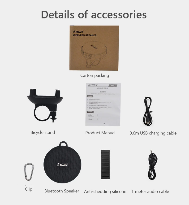 Good Bikes Bluetooth mini Home speaker Outdoor With Waterproof Function speakers Bluetooth Active Speaker - ANKUX.COM