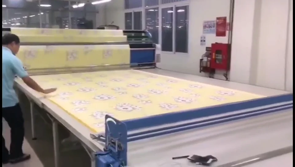 Cnc Polyester Spreading Machine Yineng Tech Auto Spreading Machine