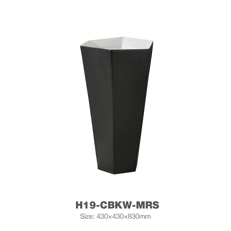 Modern Bathroom Sanitary Ware Black Hand Washing Basin H19-CBKW-MRS