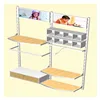 Spray paint multicolor metal shelves for clothing store baby center