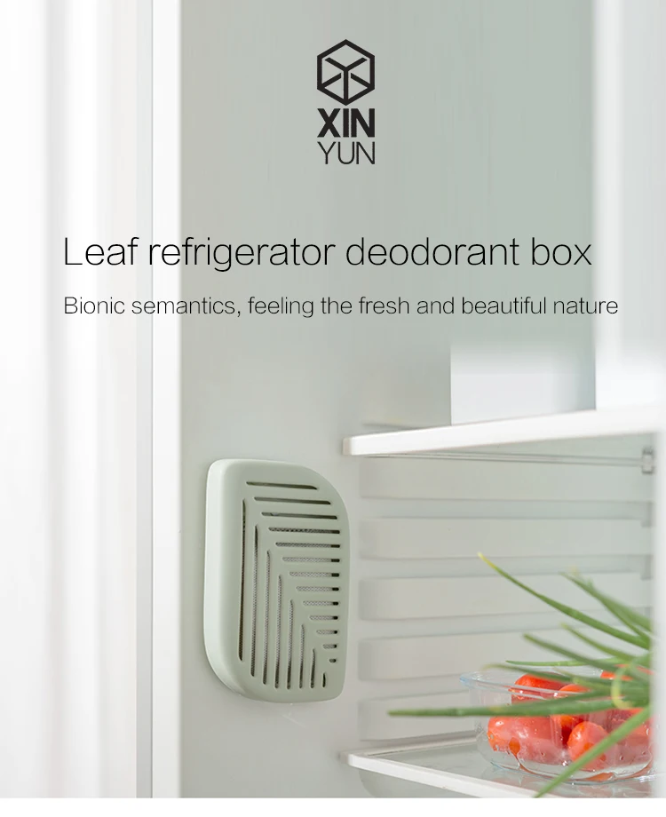 Leaf Shape Refrigerator Deodorant Fridge Odor Eliminator Air Freshener
