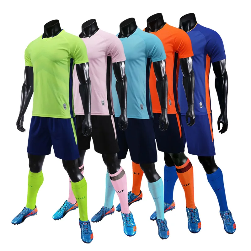 Maillot De Football Personnalisable Avec Nom Et Numéro - Ensemble T-shirt, Short Et Chaussettes Pour Entraînement Garçon Ou Homme