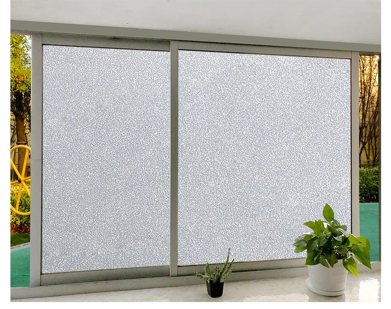 1 Roll Frosted Frost Privacy Home Bedroom Bathroom Glass Window Film Sticker P 