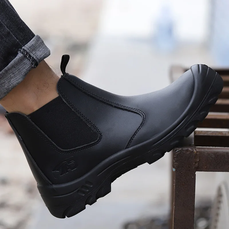 waterproof black work shoes