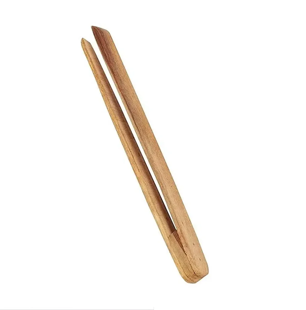 Wooden Tweezers Designers Look Ice Tong Disposable Bamboo Mini