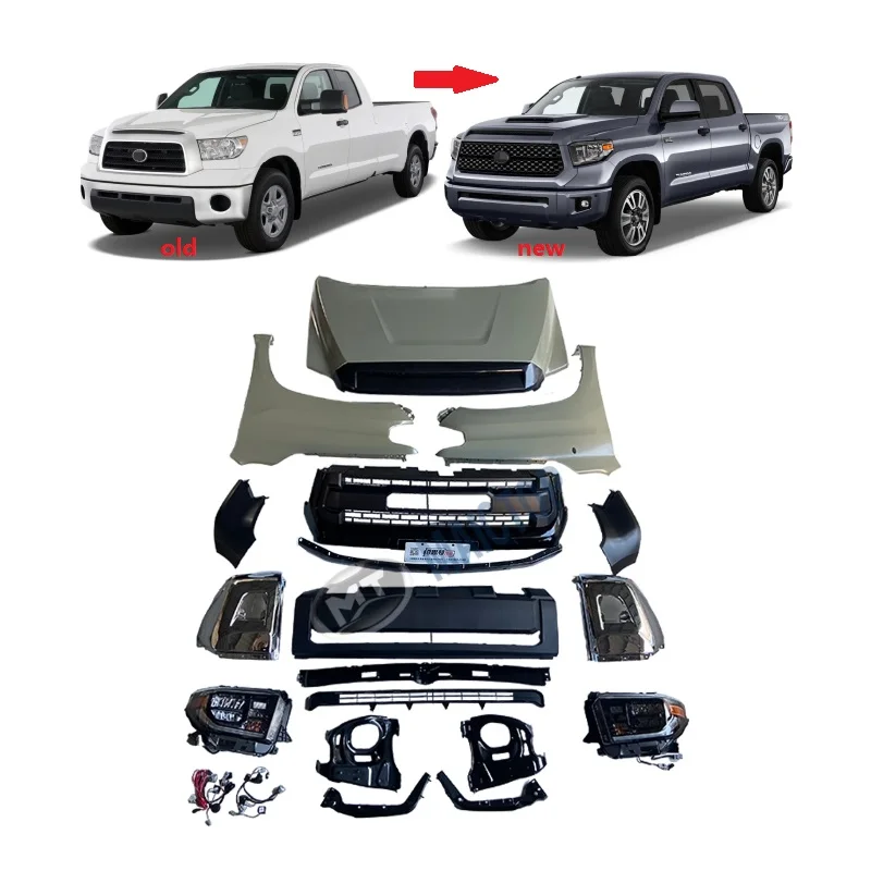 Maictop Auto Body Parts Facelift Front Bumper Bodykit For Tundra 2008