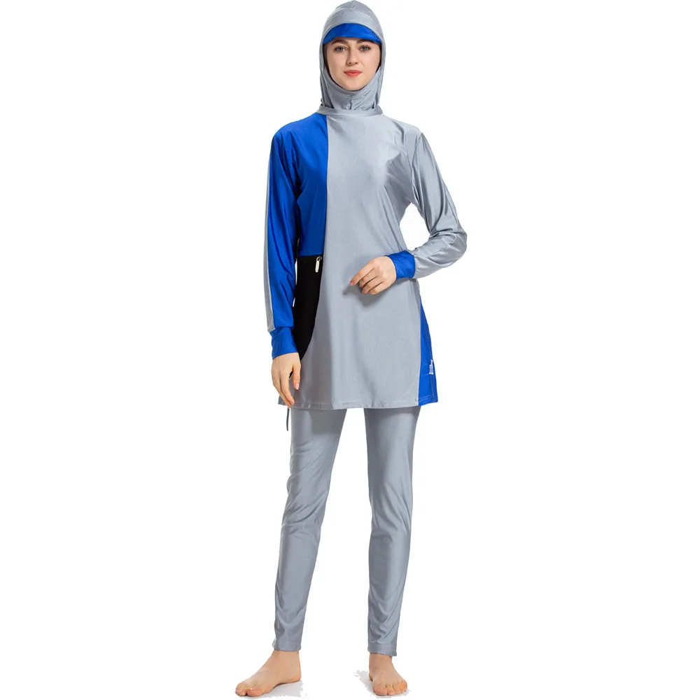 ArabSwimsuit Southeast Asia Hui Conservative Three-piece Suit Sportswear Swimming Suit
