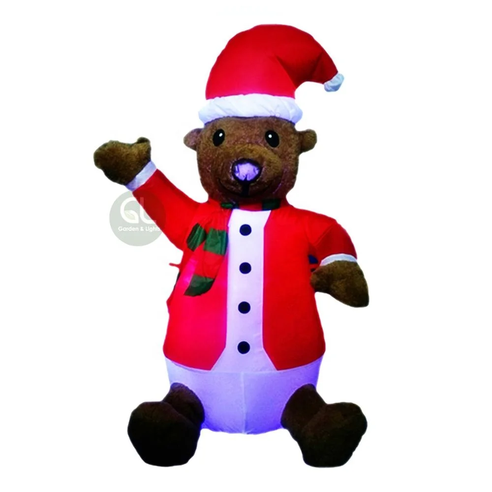 inflatable christmas teddy bear