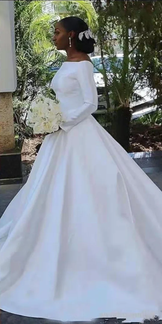 Fashion Off Shoulder Lace Wedding 