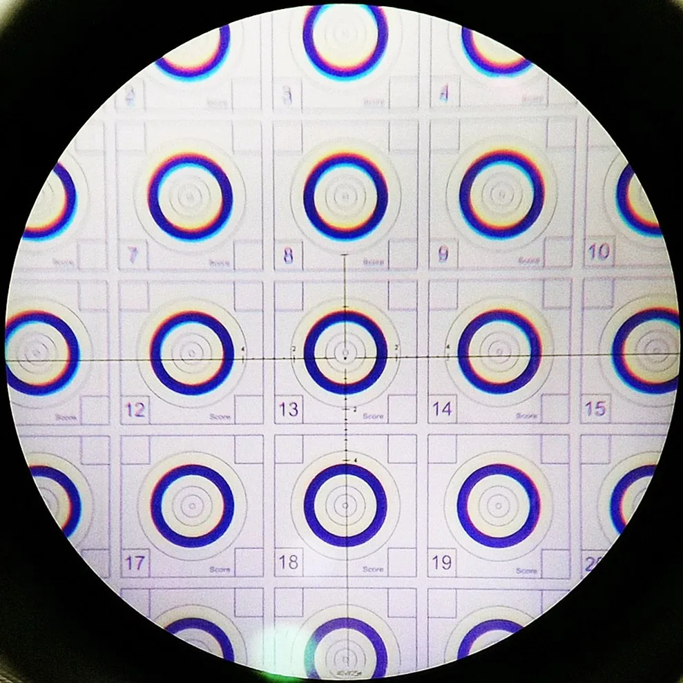 5mm center dot reticle for 25 meters target benchrest shooting