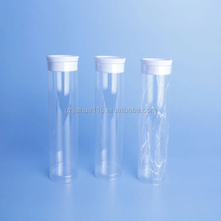 Transparent Clear Plastic Tube For Gifts Packing /tubes With Two Ends