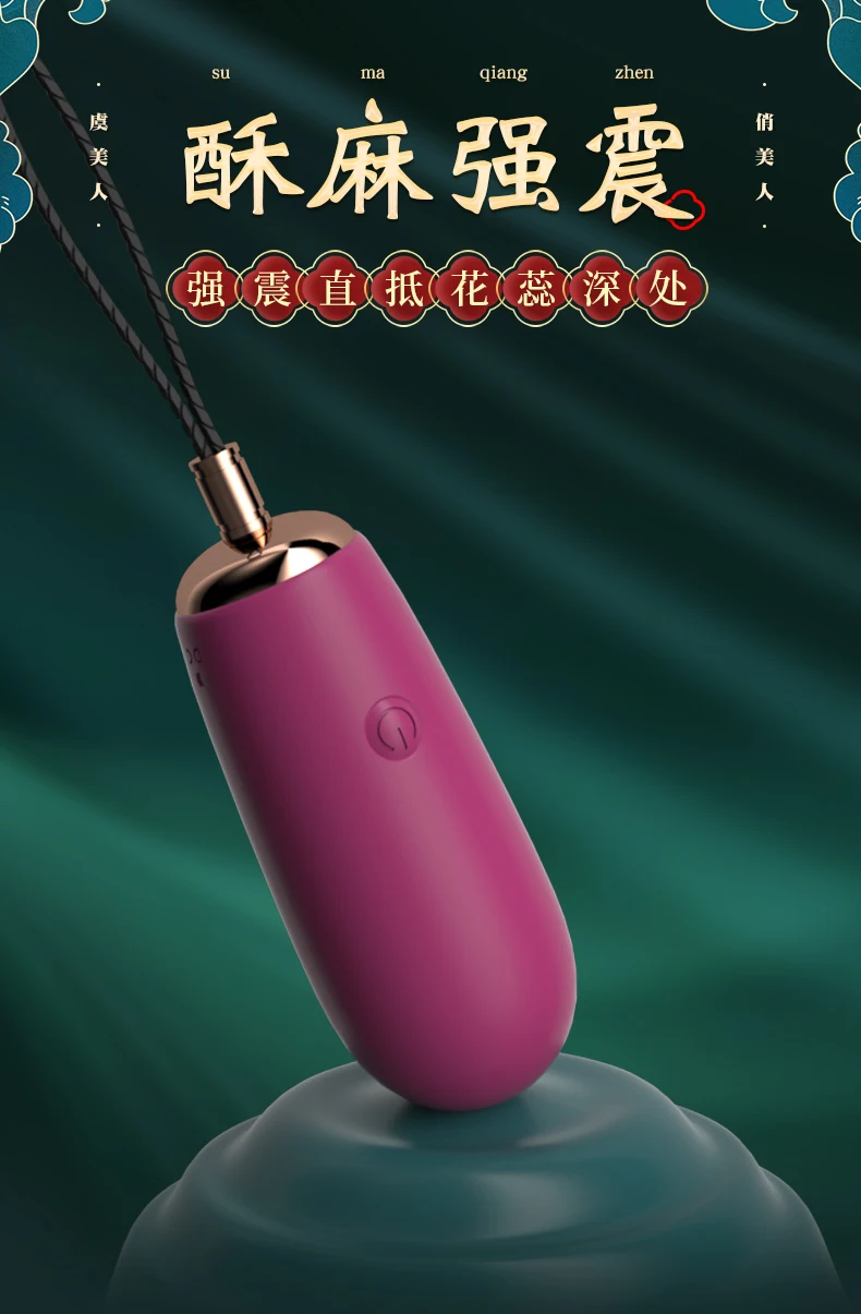 Clitoral bullet vibrator in dark green color option