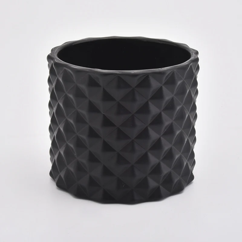 Geo cut decorative candle tin glass candle holder home decoration