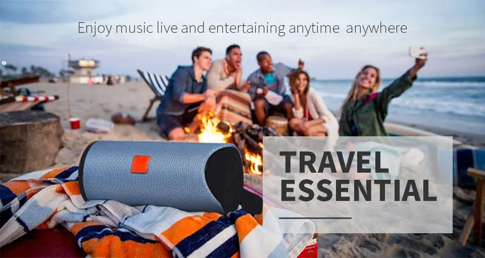 1200mAh 10W Handfree T&G Stereo Speaker Portable - ANKUX.COM