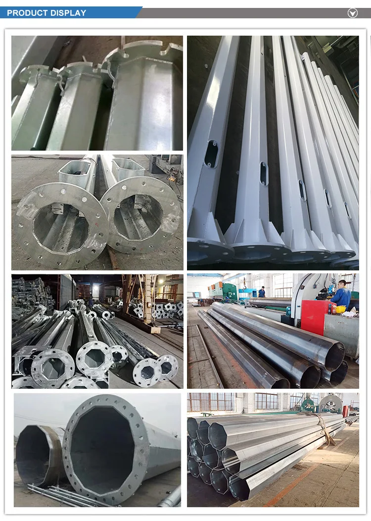 High Quality Customized Outdoor 15m 20m 30m 40m high mast light pole