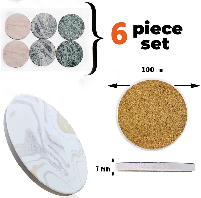 Wholesale New Arrival Diatomite Absorbent Sandstone Marble Pattern