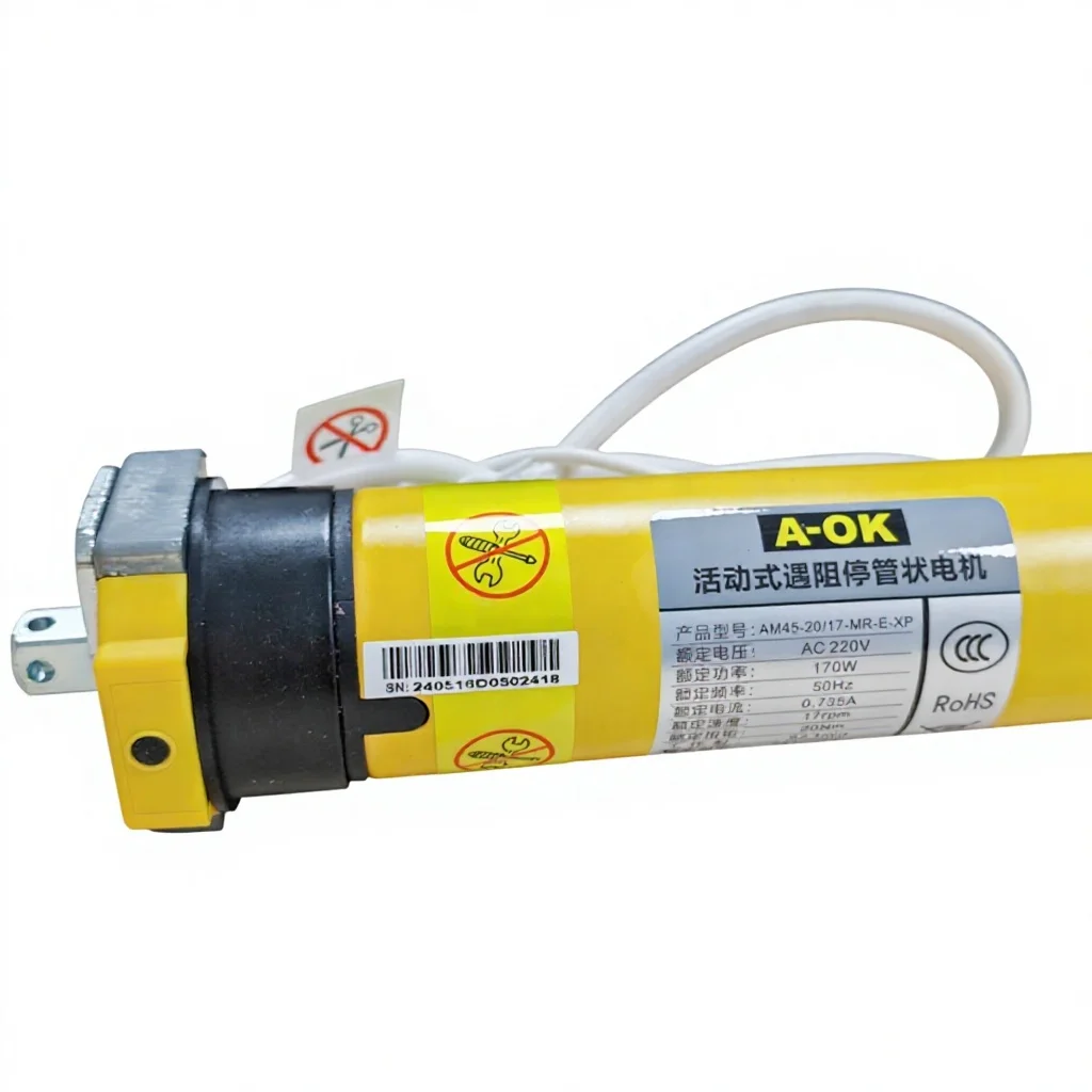 AOK AM45-20/17-MR-E-XP Motor - Smart, Reliable Curtain Control