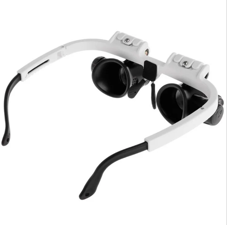 LKPCIGCXM 9892H-1 Spectacle Magnifier Multifunctional Headband Magnifying  Glasses with Light with 8X 15X 23X Lens