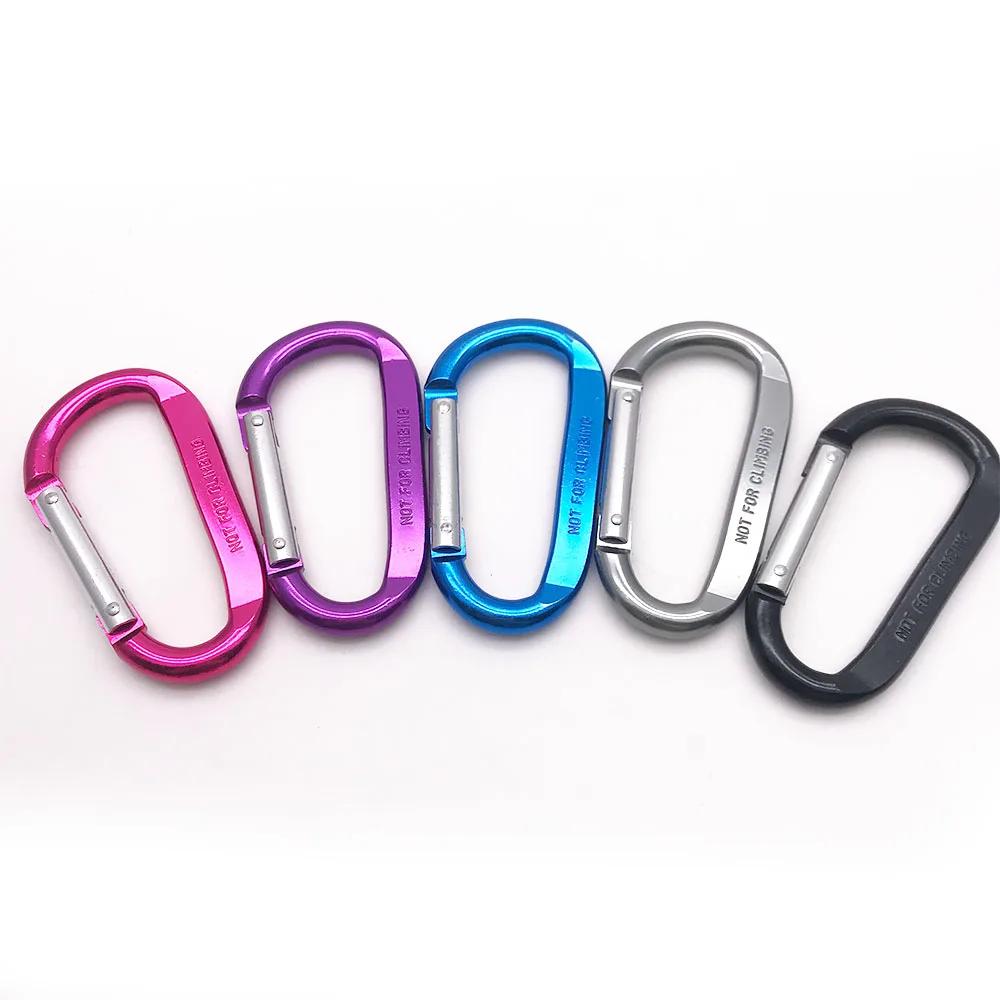 Aluminum Alloy Retail Custom Color Snap Hook Carabiner Handbags