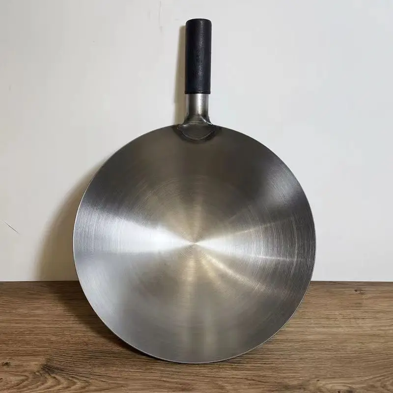 Wholesale Thickened Wrought Iron Round Bottom Wok Burner Gas Stove Wok