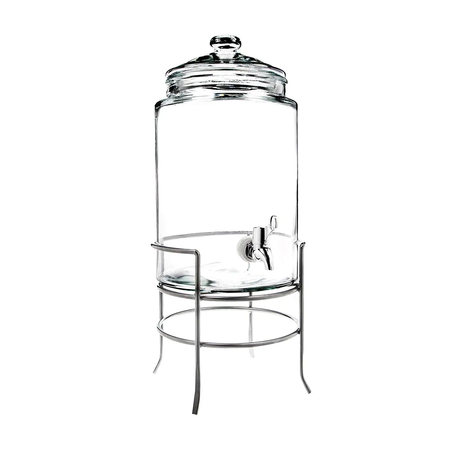 Best Selling 1.5 Gallon Glass Juice Beverage Dispenser Jar With Spigot