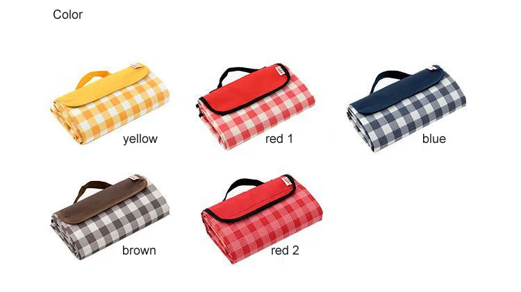 Wholesale waterproof beach picnic blanket oxford foldable beach mat for hiking