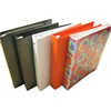 Foldable types of stationery file folder with flap clip