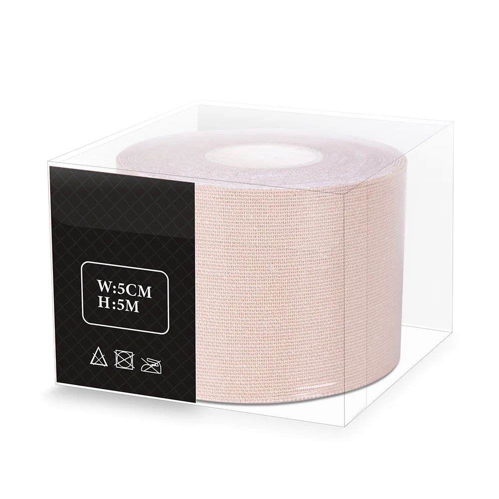 Boob Tape, Breast Tape Invisible Breast Lift Tape Push Up Breast DIY Medical Grade Waterproof Latex Free A E Cup Large 5 Pairs Nipple Covers