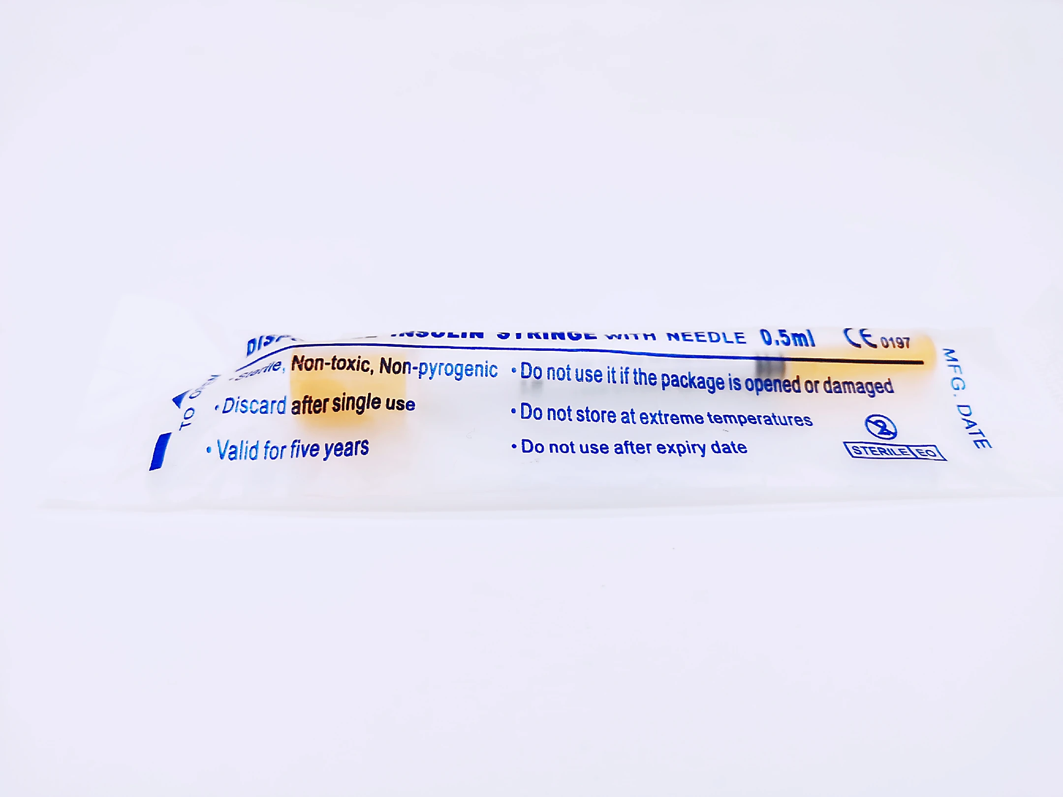 High Quality And Best Price 1ml 0 5ml Insulin Syringe U 100 U 40 Syringe With