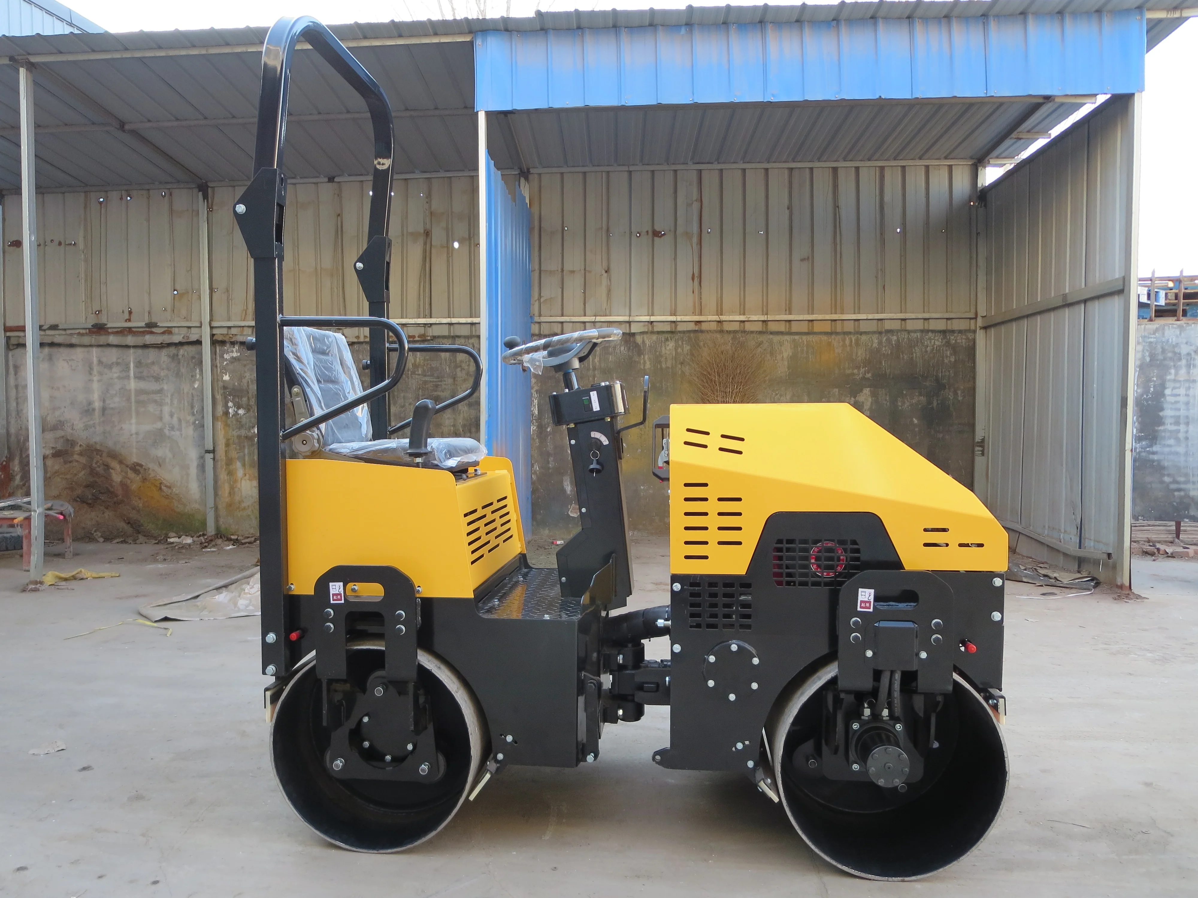 hot sale! double drum new road roller price