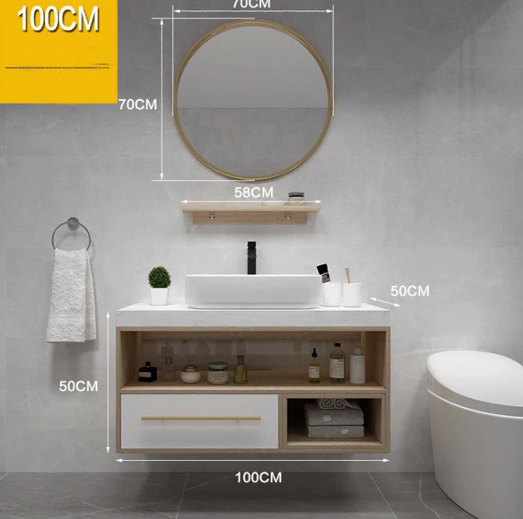 New products in 2020 Modern style bathroom solid wood shoe cabinet for export