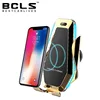 Fast Qi 10W 15W smart mount long distance infrared control car mobile phone holder wireless charger