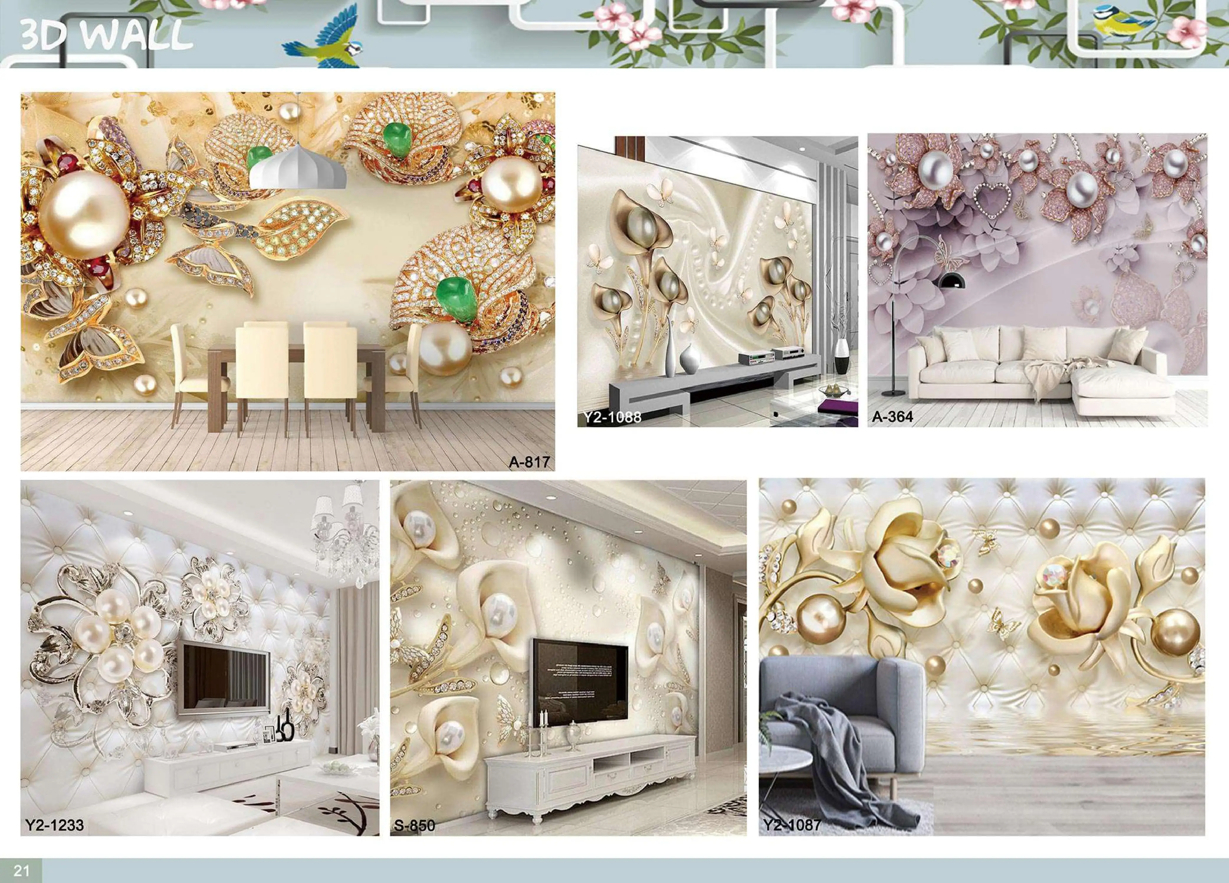 Custom Made 5d Photo Wallpaper 8d Wall Murals Home Decoration Buy